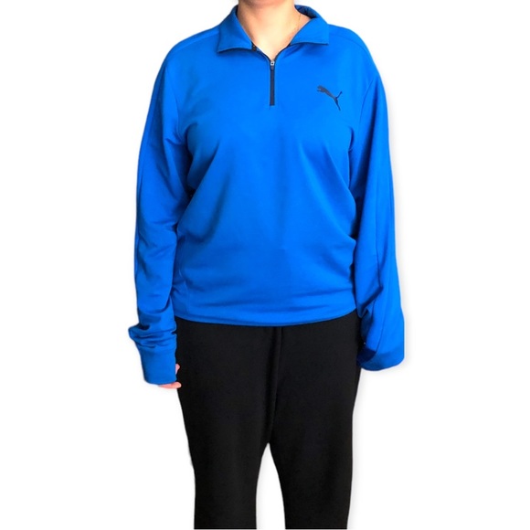 PUMA 1/4 ZIP PULLOVER, XL, UNISEX, W/HIDDEN THUMB HOLES - Picture 8 of 15